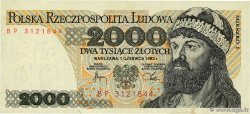 2000 Zlotych POLOGNE  1982 P.147c TTB