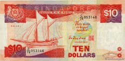 10 Dollars SINGAPORE  1988 P.20 F