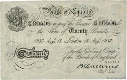 20 Pounds Faux ENGLAND Londres 1933 P.330x