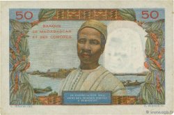 50 Francs MADAGASCAR  1950 P.045a VF