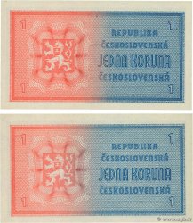 1 Koruna Lot TCHÉCOSLOVAQUIE  1946 P.058 NEUF