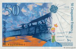 50 Francs SAINT-EXUPÉRY modifié FRANCE  1996 F.73.02 pr.SPL