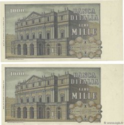1000 Lire Lot ITALY  1969 P.101a VF+