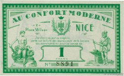 1 Franc FRANCE regionalism and various Nice 1930 F.-
