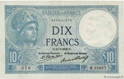 10 Francs MINERVE FRANCE  1926 F.06.11a XF