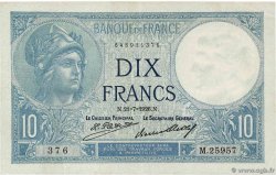 10 Francs MINERVE FRANKREICH  1926 F.06.11a VZ