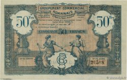 50 Francs FRANCE regionalismo y varios Roanne 1945 JP.-