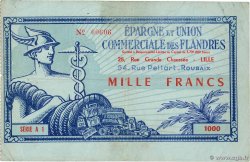 1000 Francs FRANCE regionalism and miscellaneous Lille 1959 P.-