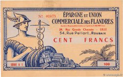 100 Francs FRANCE Regionalismus und verschiedenen Lille 1959 P.-