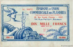 100 NF sur 10000 Francs FRANCE regionalism and various Lille 1959 P.-
