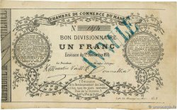 1 Franc Annulé FRANCE regionalism and various Mans 1871 JER.72.02