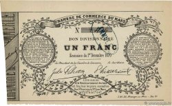 1 Franc Annulé FRANCE regionalism and various Mans 1870 BPM.099.01