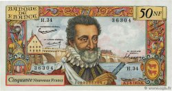 50 Nouveaux Francs HENRI IV FRANCIA  1959 F.58.03 BB