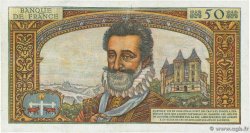 50 Nouveaux Francs HENRI IV FRANCE  1959 F.58.01 VF