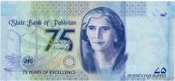 75 Rupees Commémoratif PAKISTAN  2023 P.57 fST+