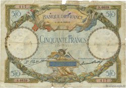 50 Francs LUC OLIVIER MERSON FRANCE  1929 F.15.03