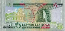 5 Dollars EAST CARIBBEAN STATES  2008 P.47a FDC