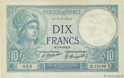 10 Francs MINERVE FRANCE  1924 F.06.08 SUP+