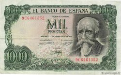 1000 Pesetas Remplacement SPANIEN  1971 P.154 fSS