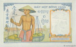 1 Piastre FRANZÖSISCHE-INDOCHINA  1936 P.054b ST