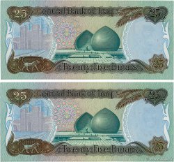 25 Dinars Consécutifs IRAK  1986 P.073a fST+