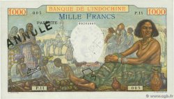1000 Francs Spécimen TAHITI  1954 P.15bs SUP