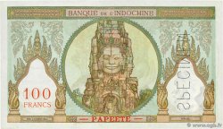 100 Francs Spécimen TAHITI  1956 P.14bs AU+