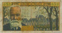 5 Nouveaux Francs VICTOR HUGO FRANCE  1961 F.56.06 pr.TB