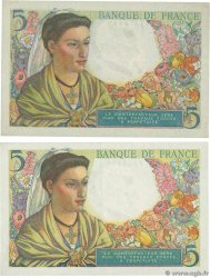 5 Francs BERGER Lot FRANCIA  1947 F.05.07 EBC