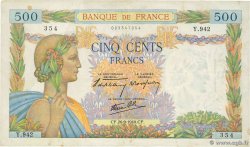 500 Francs LA PAIX FRANKREICH  1940 F.32.06 SS