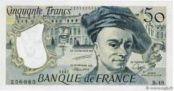 50 Francs QUENTIN DE LA TOUR FRANCIA  1987 F.67.13