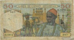 50 Francs AFRIQUE OCCIDENTALE FRANÇAISE (1895-1958)  1953 P.39 B