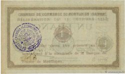 1 Franc FRANCE régionalisme et divers Montluçon, Gannat 1918 JP.084.42 pr.NEUF