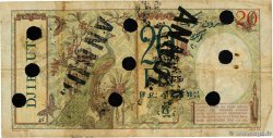 20 Francs Spécimen DJIBUTI  1943 P.12As MB