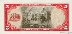5 Escudos CHILI  1964 P.138 pr.NEUF