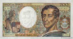 200 Francs MONTESQUIEU Numéro spécial FRANCE  1992 F.70.12c VF