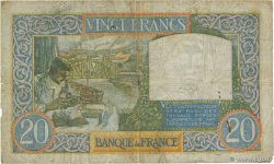 20 Francs TRAVAIL ET SCIENCE FRANCE  1941 F.12.12 B+