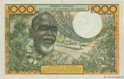 1000 Francs WEST AFRIKANISCHE STAATEN  1966 P.103Ae fVZ