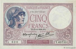 5 Francs FEMME CASQUÉE modifié FRANCE  1939 F.04.14
