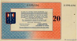 20 Francs BON DE SOLIDARITÉ FRANCE régionalisme et divers  1941 KL.08C3 SPL