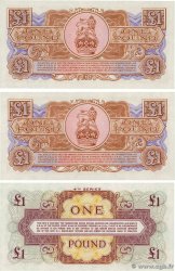 1 Pound Lot ENGLAND  1956 P.M029a et P.M036a UNC
