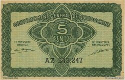 5 Cents FRENCH INDOCHINA  1942 P.088b