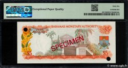 5 Dollars Spécimen BAHAMAS  1968 P.29CS2 NEUF