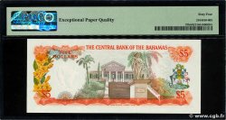 5 Dollars BAHAMAS  1974 P.37b fST+