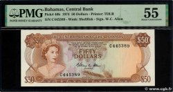 50 Dollars BAHAMAS  1974 P.40b