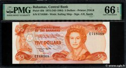 5 Dollars BAHAMAS  1984 P.45b FDC