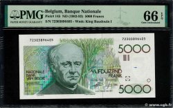 5000 Francs BELGIUM  1982 P.145a