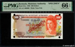 100 Dollars Spécimen BERMUDAS  1986 P.33cs ST