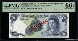 1 Dollar Spécimen ISLAS CAIMáN  1974 P.05CS1 FDC