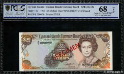 25 Dollars Spécimen CAYMAN ISLANDS  1991 P.14s UNC